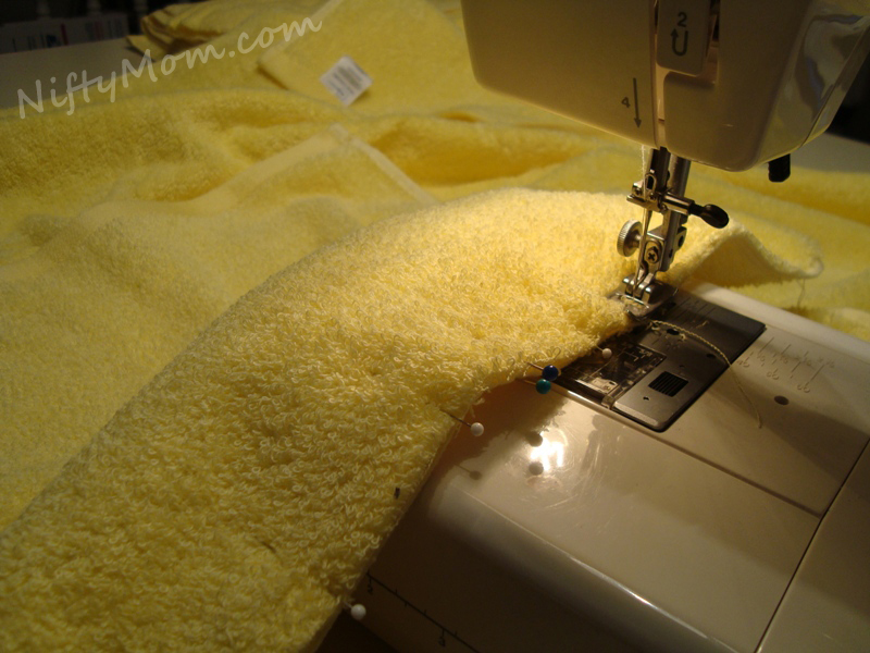 how to make a hooded towel