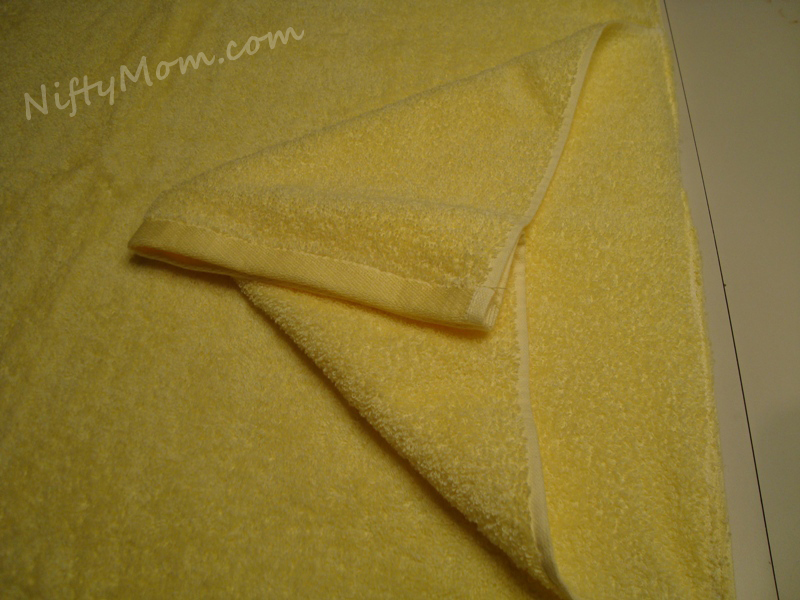 how to make a hooded towel