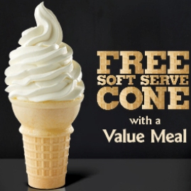 Burger King Free Cone Burger King Free Cone