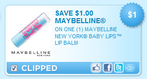 Maybelline Babby Lips Coupon Maybelline Babby Lips Coupon