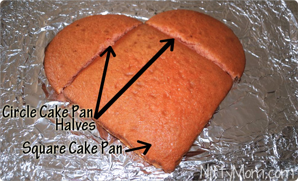 Easy way to Make a Heart Cake