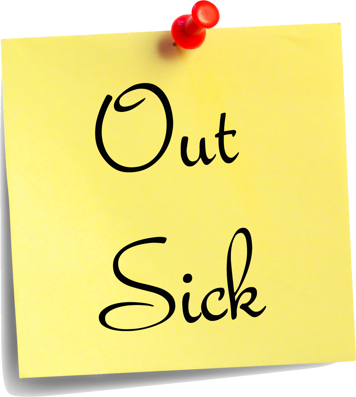 out sick clipart