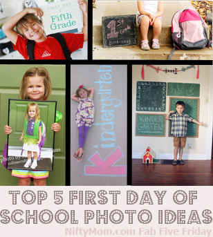 1st Day of School Picture Ideas