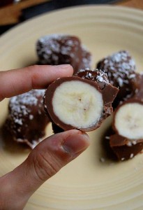 Frozen Banana Bites