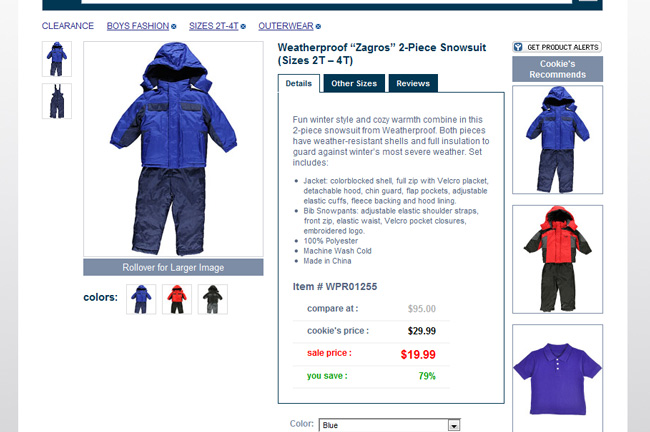 Weatherproof Snowsuit on #CookiesKids #CBias