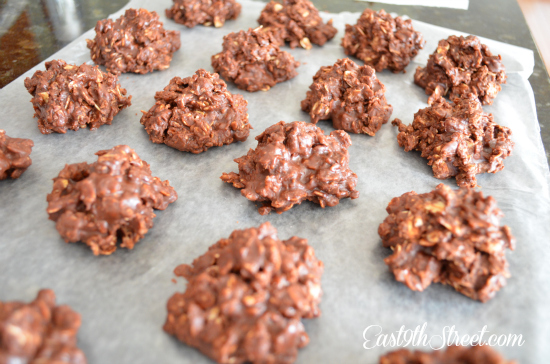 No Bake Nutella Cookies