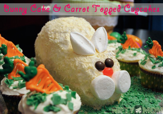 How to Make a Stand Up Easter Bunny Cake Recipe