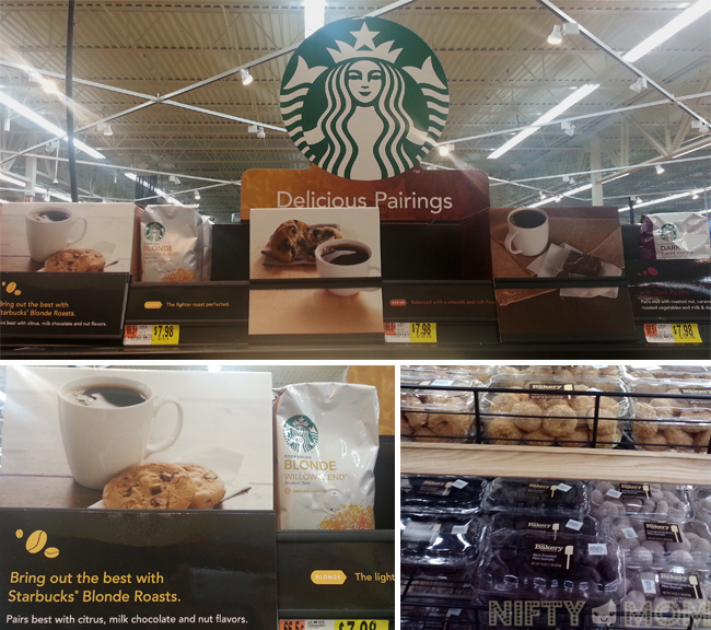 Starbucks Delicious Pairings Display at Walmart #cbias #deliciouspairings