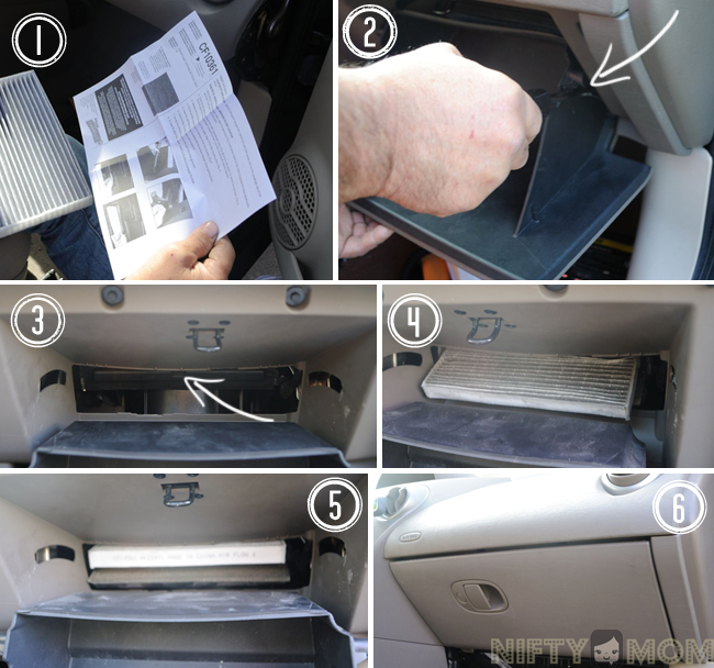 Ste-by-Step Instructions for Changing FRAM Freeze Breeze Air Filter #FresherCar #cbias