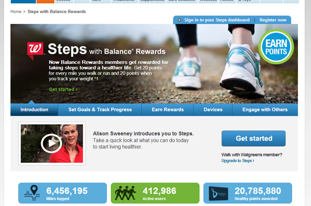 Steps with #BalanceRewards #cbias