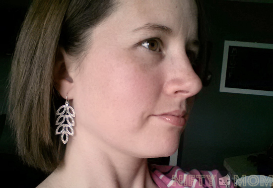 Blue Nile Leaf Chandelier Earrings