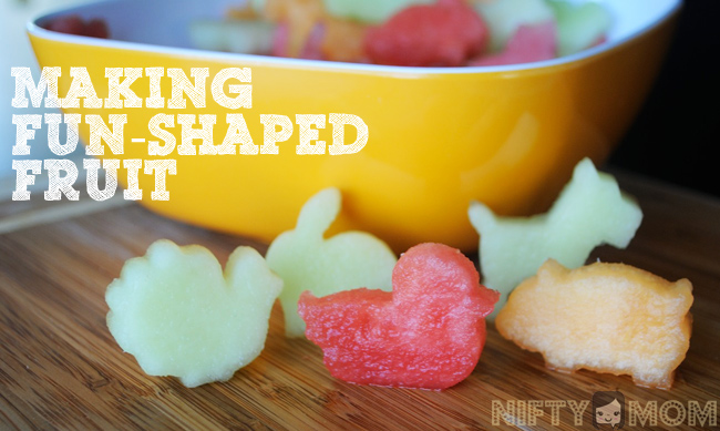 Making Fun Shaped Fruits with Mini Cookie Cutters