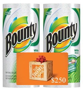 Enter to win $250 Home Depot Gift Card #BountyChallenge
