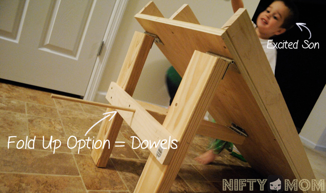 DIY Wood Race Track Fold Up Option #BountyChallenge