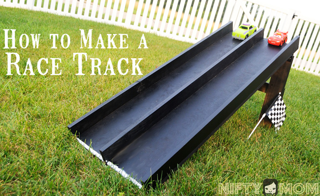 diy race car track for toddlers