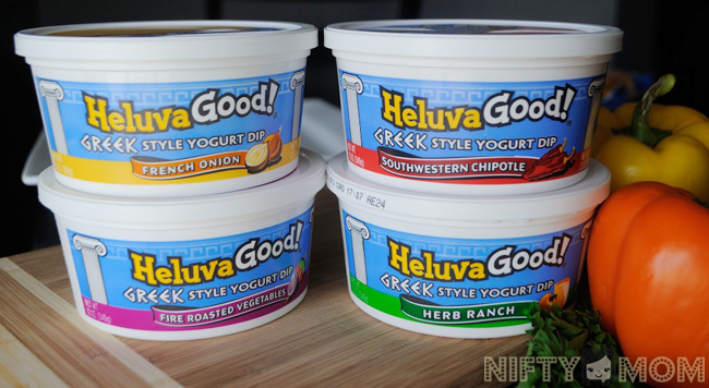 The New Heluva Good! Greek Style Yogurt Dips #HVGgoesGreek 