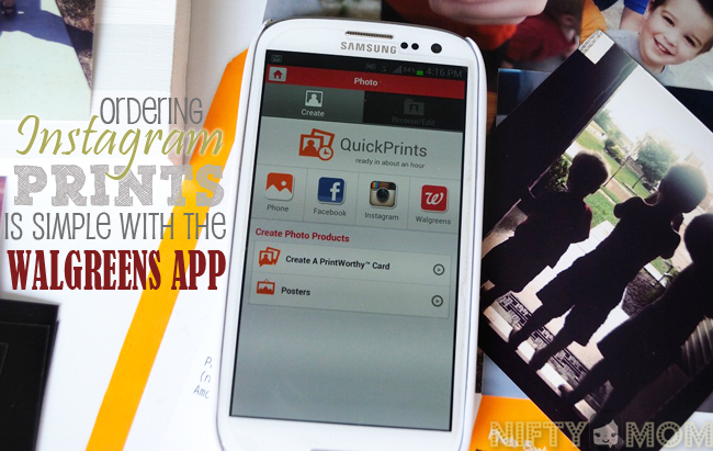 Ordering Instagram Prints with the #WalgreensApp #cbias #shop