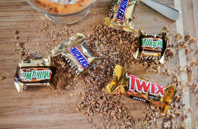 Chopped Mini Mars Candy Bars #SpookyCelebration #Shop