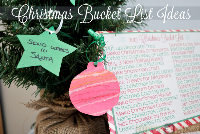 Christmas Bucket List Ideas with Printables