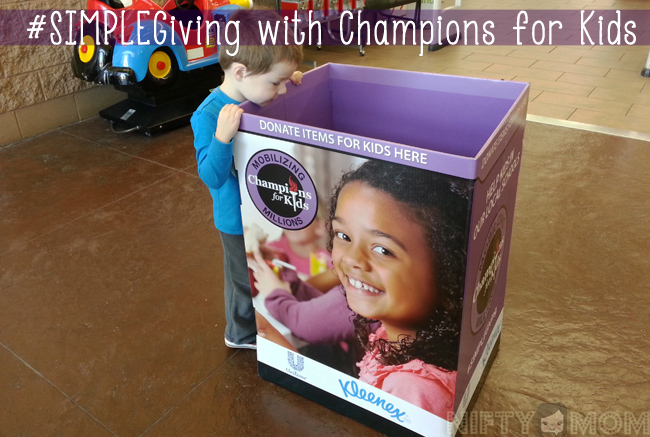 #SIMPLEGiving with Champions for Kids at Walmart #shop