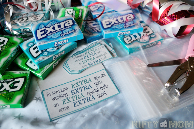 Extra Gum Gift Supplies #GiveExtraGum