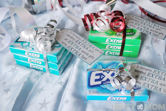 Extra Gum Gift with Printable Gift Tags #GiveExtraGum