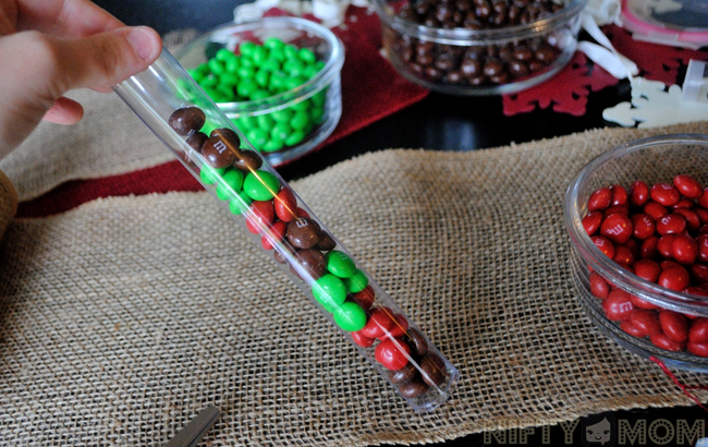 Layer Gingerbread M&Ms in Tube #HolidayMM #shop