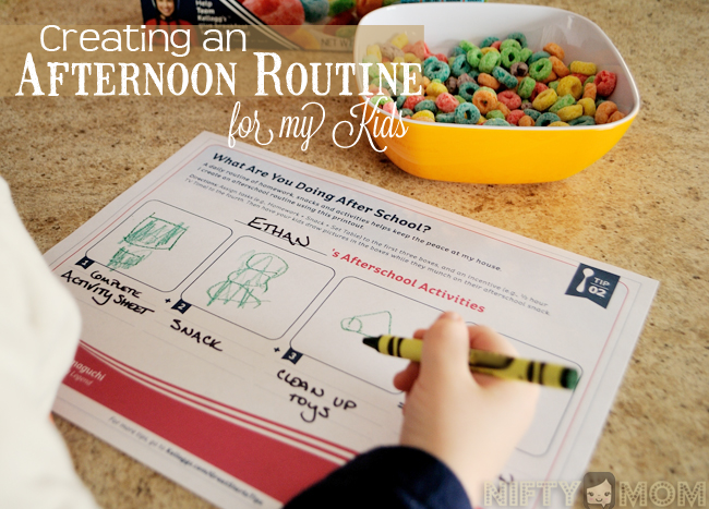 Creating an Afternoon Routine for my Kids