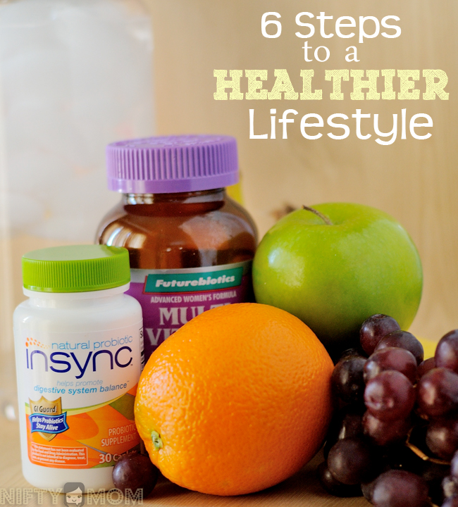 6 Steps to a Healthier Lifestyle #shop #naturalprobiotic