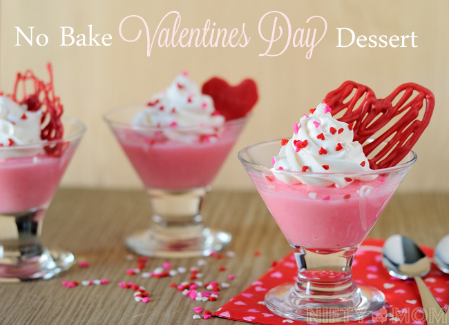 Simple No Bake Valentine's Day Dessert