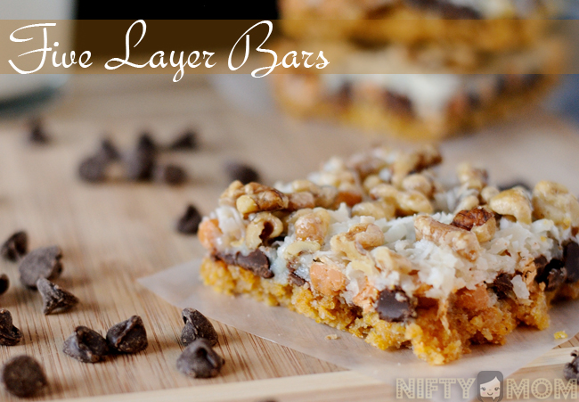 Five Layer Bars Recipe