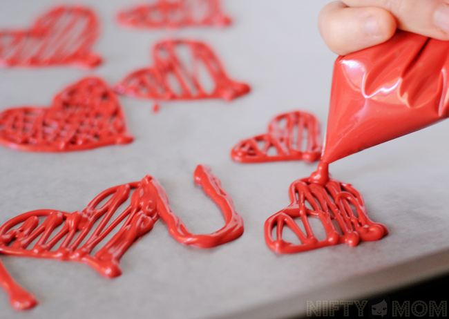 Piping with Candy Melts to Top Desserts