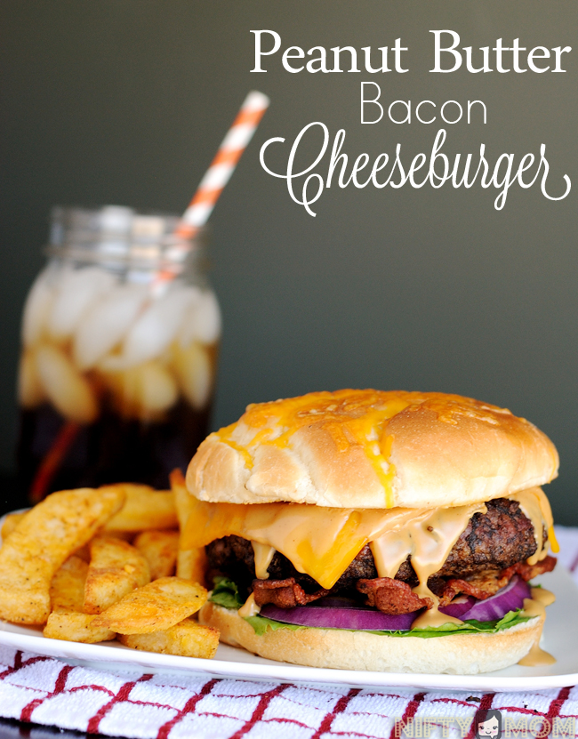 Peanut Butter Bacon Cheeseburger Recipe #SayCheeseburger #shop