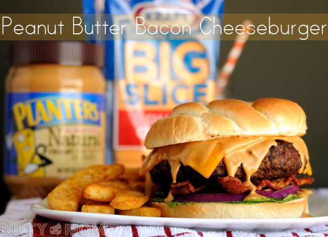 Peanut Butter Bacon Cheeseburger #SayCheeseburger #shop