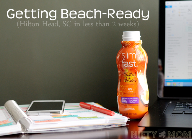 Getting Beach-Ready with Slimfast #14daystoslim