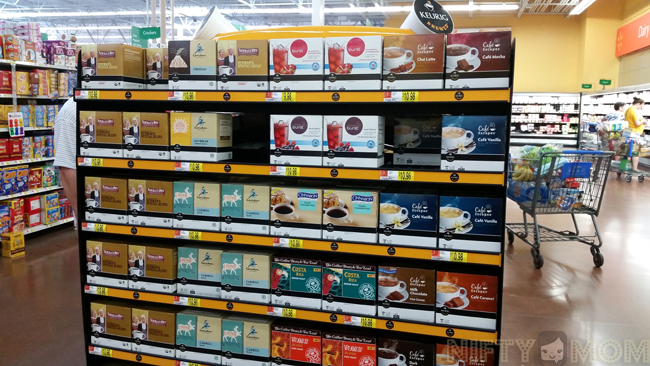 Keurig Display at Walmart #BrewItUp #shop