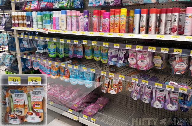 Shaving Products at Walmart #shop #summerizeyourlegs