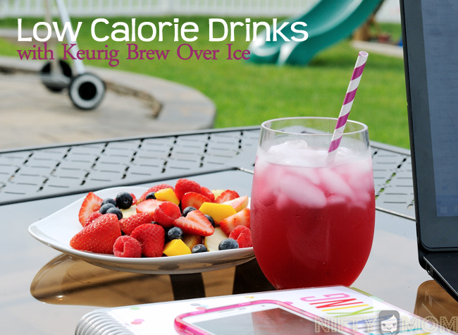 Low Calorie Drinks with Keurig Brew Over Ice #BrewItUp #shop