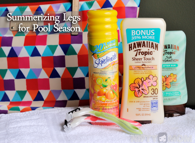 Summerizing Legs for Pool Season #SummerizeYourLegs #shop