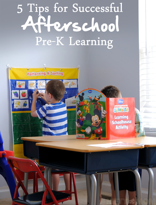 5 Tips for Successful Afterschool Pre-K Learning  #Ready4Preschool #shop