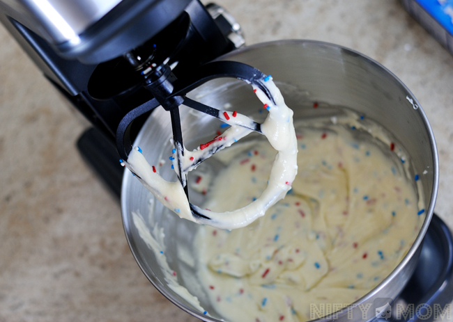 Add Sprinkles to Cake Batter 