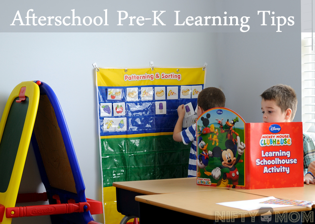 Afterschool Pre-K Learning Tips #Ready4Preschool #shop