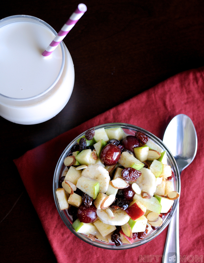 Fruit Salad with Almondmilk