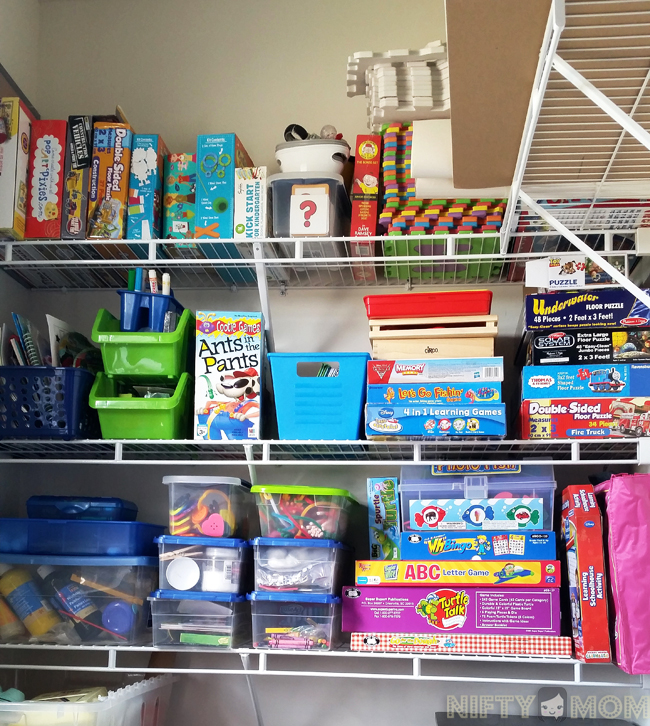 In-Home School Supply & Activity Storage #Ready4Preschool #shop