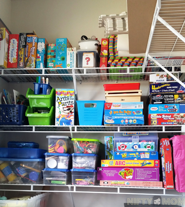 In-Home School Supply & Activity Storage  #Ready4Preschool #shop