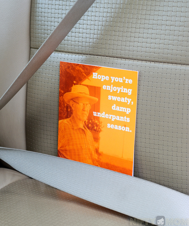 Hallmark Buzzworthy Card in the Car #TrendyCards #shop