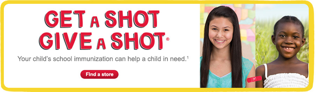 Walgreens Get a Shot. Give a Shot #GiveaShot #shop