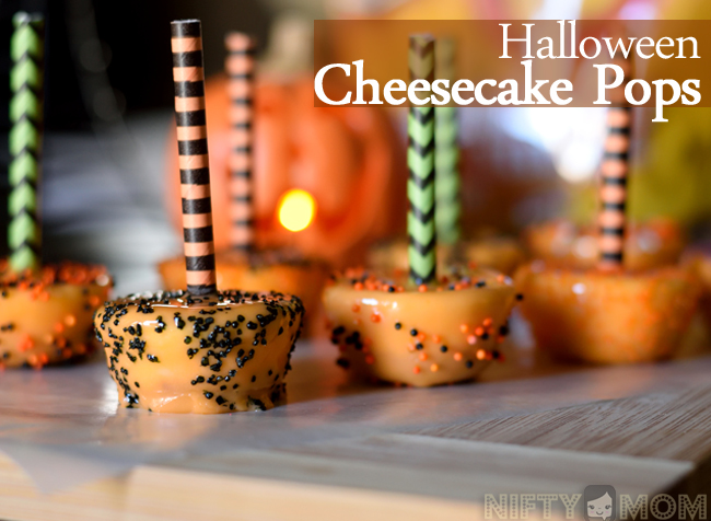 Halloween Cheesecake Pops