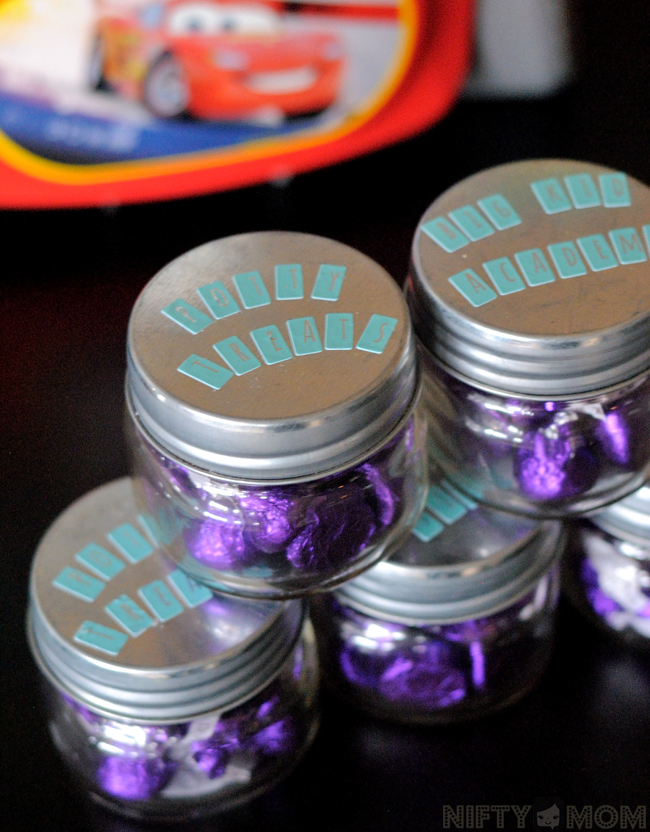 Potty Training Treat Jars for a Potty Party