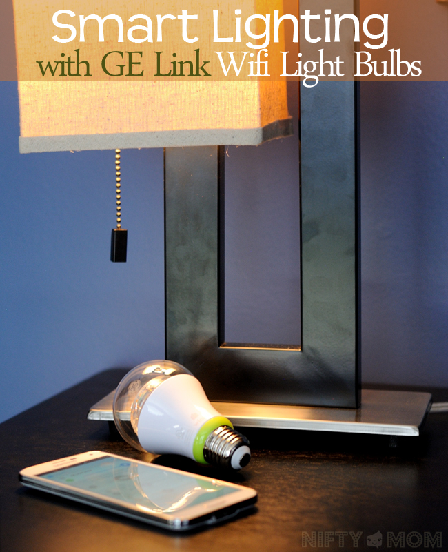 Smart Lighting with GE Link Light Bulbs #GELink #shop